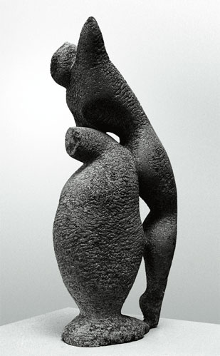 "Bearing the Cross" by Dumitru Verdianu - abstract sculpture for sale