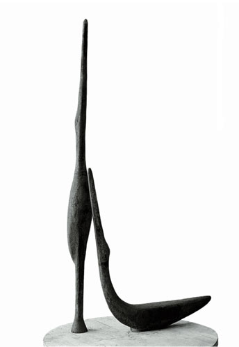 "Birds" by Dumitru Verdianu - abstract sculpture for sale