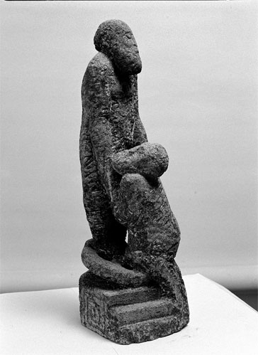 "The Prodigal Son" - figurative sculpture for sale  by Dumitru Verdianu